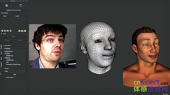Kinect表情捕捉设备可实时模仿面部表情